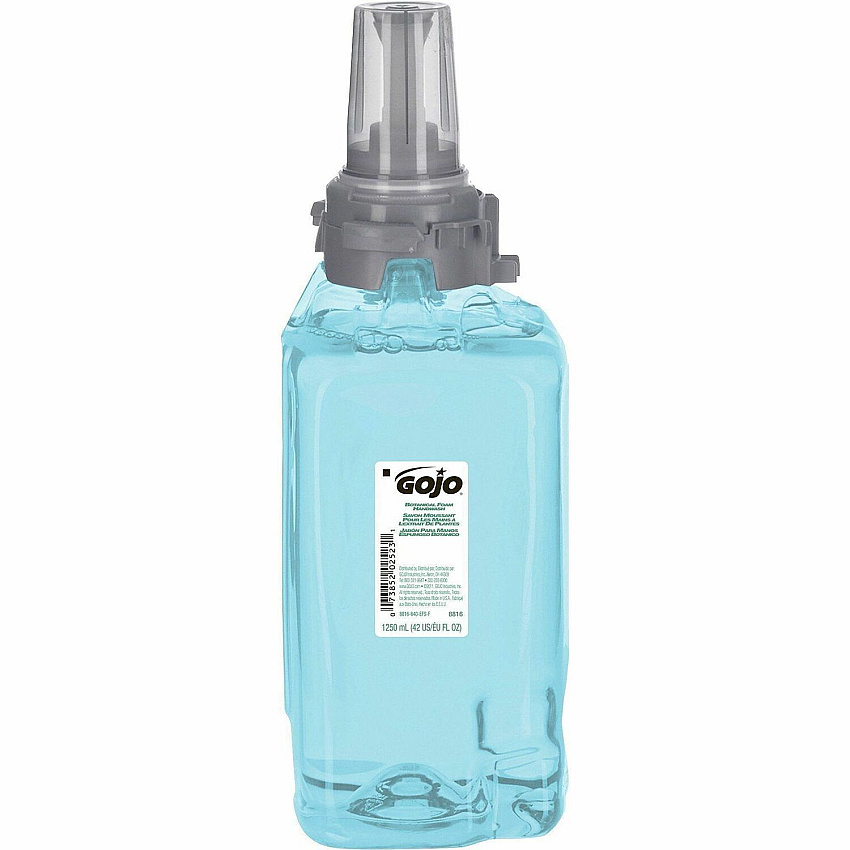Gojo&reg; ADX-12 Botanical Foam Soap Refill Botanical Scent - 1.32 quart - Push Pump Dispenser - Skin, Hand - Moisturizing - Green - Rich Lather, Eco-friendly, Bio-based - 1 Each (881603)