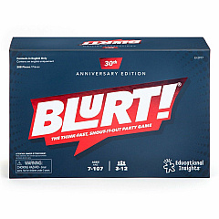 Educational Insights Blurt Word Race Game Word - Strategy - 3 to 12 Players - 1 Each (2917) Educational Insights Blurt Word Race Game Word - Strategy - 3 to 12 Players - 1 Each (2917)