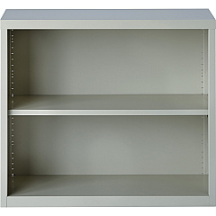 Lorell Fortress Series Bookcase 34.5" Width x 13" Depth x 30" Height - 2 x Shelf(ves) - Light Gray - Powder Coated - Steel - Recycled - 1 Each (LLR41280) Lorell Fortress Series Bookcase 34.5" Width x 13" Depth x 30" Height - 2 x Shelf(ves) - Light Gray - Powder Coated - Steel - Recycled - 1 Each (LLR41280)