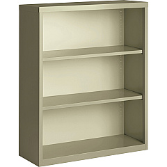 Lorell Fortress Series Bookcase 34.5" Width x 13" Depth x 42" Height - 3 x Shelf(ves) - Putty - Powder Coated - Steel - Recycled - 1 Each (LLR41284) Lorell Fortress Series Bookcase 34.5" Width x 13" Depth x 42" Height - 3 x Shelf(ves) - Putty - Powder Coated - Steel - Recycled - 1 Each (LLR41284)
