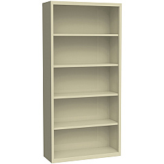 Lorell Fortress Series Bookcase 34.5" Width x 13" Depth x 72" Height - 6 x Shelf(ves) - Putty - Powder Coated - Steel - Recycled - 1 Each (LLR41290) Lorell Fortress Series Bookcase 34.5" Width x 13" Depth x 72" Height - 6 x Shelf(ves) - Putty - Powder Coated - Steel - Recycled - 1 Each (LLR41290)
