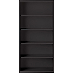 Lorell Fortress Series Bookcase 34.5" Width x 13" Depth x 72" Height - 5 x Shelf(ves) - Black - Powder Coated - Steel - Recycled - 1 Each (LLR41291) Lorell Fortress Series Bookcase 34.5" Width x 13" Depth x 72" Height - 5 x Shelf(ves) - Black - Powder Coated - Steel - Recycled - 1 Each (LLR41291)
