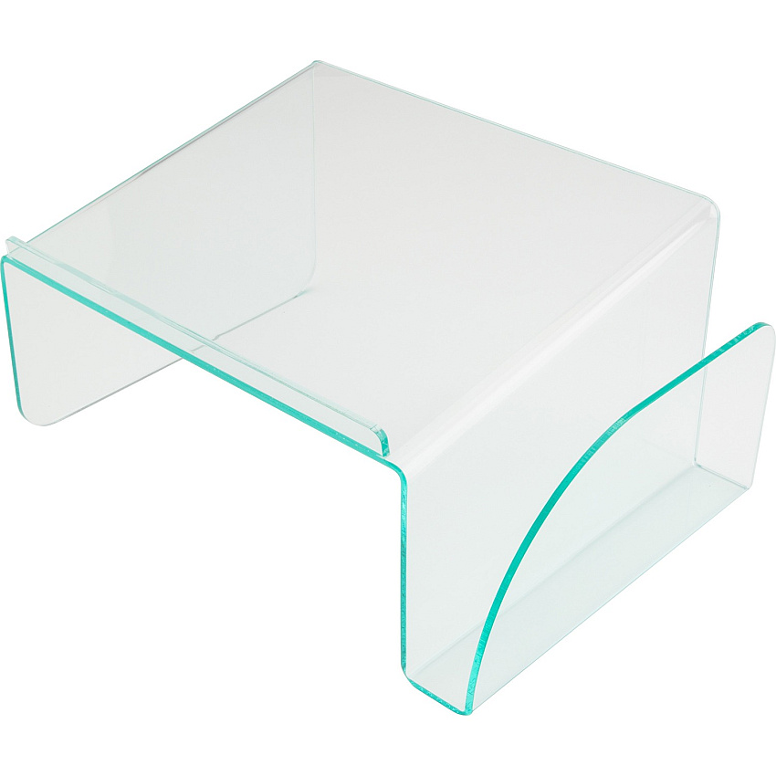 Lorell Phone Stand 5.50" Height x 11" Width x 10" Depth - Acrylic - Clear, Green - Durable, Lightweight - 1 Each (LLR80661)