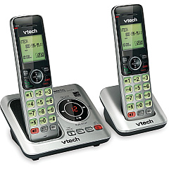 VTech CS6629-2 DECT 6.0 1.90 GHz Cordless Phone - Silver