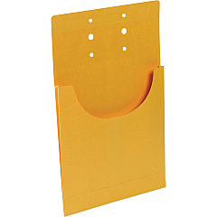 Business Source Letter Classification Folder 8 1/2" x 11" - 3/4" Expansion - Internal Pocket - Kraft - Durable, Reinforced - 100 / Box (BSN15700)
