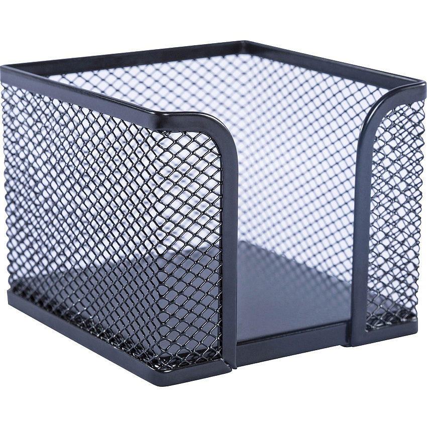 Lorell Mesh Wire Memo Holder Support 3" x 3" Media - Steel - Black - 1 Each (LLR84156)