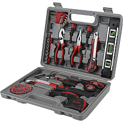 Genuine Joe 42 Piece Tool Kit with Case Gray - 1 Each (GJO11963) Genuine Joe 42 Piece Tool Kit with Case Gray - 1 Each (GJO11963)