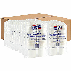 Genuine Joe 8 oz Disposable Hot Cups 8 fl oz - White - Polyurethane - Hot Drink, Beverage - 250 Cups/Bundle - 4 / Carton (GJO19045CT) Genuine Joe 8 oz Disposable Hot Cups 8 fl oz - White - Polyurethane - Hot Drink, Beverage - 250 Cups/Bundle - 4 / Carton (GJO19045CT)