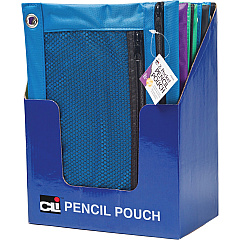 Charles Leonard Carrying Case (Pouch) Pencil, Ring Binder - Assorted 7.6" Height x 10" Width x 0.1" Depth - 24 / Display Box (76350ST) Charles Leonard Carrying Case (Pouch) Pencil, Ring Binder - Assorted 7.6" Height x 10" Width x 0.1" Depth - 24 / Display Box (76350ST)