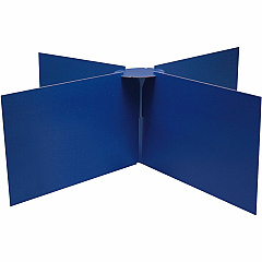Pacon Round Table Privacy Board 14" Height - Blue - 1 Each (3788) Pacon Round Table Privacy Board 14" Height - Blue - 1 Each (3788)