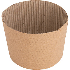 Genuine Joe Protective Corrugated Cup Sleeves Brown - 50 / Pack (GJO19049) Genuine Joe Protective Corrugated Cup Sleeves Brown - 50 / Pack (GJO19049)