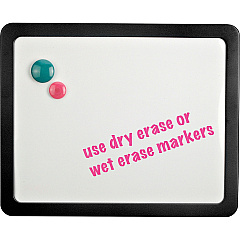 Lorell Magnetic Dry-erase Board 15.9" (1.3 ft) Width x 12.9" (1.1 ft) Height - Black Frame - Magnetic - 1 Each (LLR80664) Lorell Magnetic Dry-erase Board 15.9" (1.3 ft) Width x 12.9" (1.1 ft) Height - Black Frame - Magnetic - 1 Each (LLR80664)