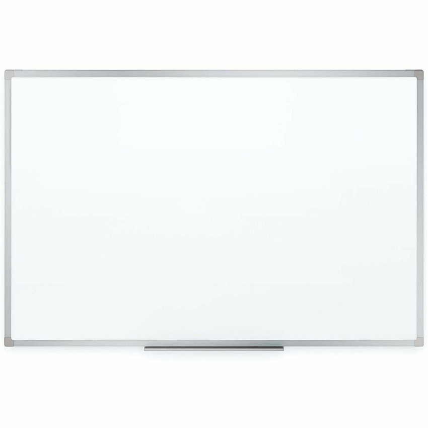 Mead Basic Dry-Erase Board 48" (4 ft) Width x 36" (3 ft) Height - White Melamine Surface - Silver Aluminum Frame - Durable - 1 Each (85357)