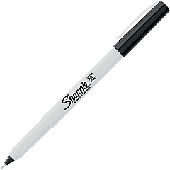 Sharpie Ultra Fine Permanent Marker Black Ink - Alcohol Based - 1 Each (37121) Sharpie Ultra Fine Permanent Marker Black Ink - Alcohol Based - 1 Each (37121)