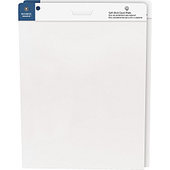 Business Source Self-stick Easel Pads 30 Sheets - Plain - 25" x 30" Sheet Size - White Paper - Cardboard Cover - Self-stick - 2 / Carton (BSN38591) Business Source Self-stick Easel Pads 30 Sheets - Plain - 25" x 30" Sheet Size - White Paper - Cardboard Cover - Self-stick - 2 / Carton (BSN38591)