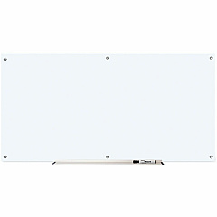 Lorell Dry-Erase Glass Board 72" (6 ft) Width x 36" (3 ft) Height - Frost Glass Surface - Rectangle - Stain Resistant, Ghost Resistant - Assembly Required - 1 Each (LLR52500) Lorell Dry-Erase Glass Board 72" (6 ft) Width x 36" (3 ft) Height - Frost Glass Surface - Rectangle - Stain Resistant, Ghost Resistant - Assembly Required - 1 Each (LLR52500)