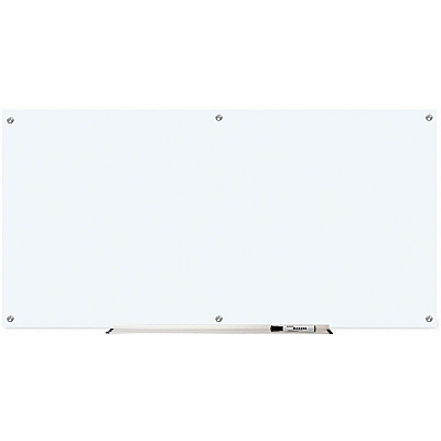 Lorell Dry-Erase Glass Board 72" (6 ft) Width x 36" (3 ft) Height - Frost Glass Surface - Rectangle - Stain Resistant, Ghost Resistant - Assembly Required - 1 Each (LLR52500)