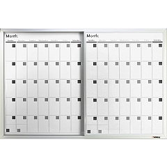 Lorell Magnetic Dry-Erase Calendar Board 36" (3 ft) Width x 24" (2 ft) Height - Frost Surface - Rectangle - Magnetic - Stain Resistant - Assembly Required - 1 Each (LLR52503) Lorell Magnetic Dry-Erase Calendar Board 36" (3 ft) Width x 24" (2 ft) Height - Frost Surface - Rectangle - Magnetic - Stain Resistant - Assembly Required - 1 Each (LLR52503)