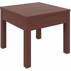 Lorell Occasional Corner Table Square Top - Square Leg Base - 24" Table Top Length x 24" Table Top Width x 1" Table Top Thickness - 20" Height x 23.88" Width x 23.88" Depth - Office - Assembly Required - Mahogany, Melamine - Particleboard Top M (LLR61623) Lorell Occasional Corner Table Square Top - Square Leg Base - 24" Table Top Length x 24" Table Top Width x 1" Table Top Thickness - 20" Height x 23.88" Width x 23.88" Depth - Office - Assembly Required - Mahogany, Melamine - Particleboard Top M (LLR61623)