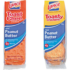 Lance Cracker Sandwich Variety Pack Assorted - 1 Serving Pack - 1 Box (40625)