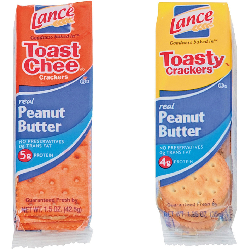 Lance Cracker Sandwich Variety Pack Assorted - 1 Serving Pack - 1 Box (40625)