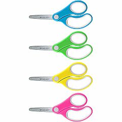 Westcott Soft Handle 5" Blunt Kids Value Scissors 5" Overall Length - Left/Right - Stainless Steel - Blunted Tip - Assorted - 1 Each (14726)