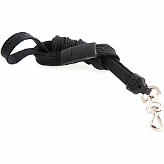 SICURIX Plastic Hook Breakaway Lanyard J-Hook Attachment - 36" Length - Black - Nylon, Plastic, Steel - 12 / Pack (65514)