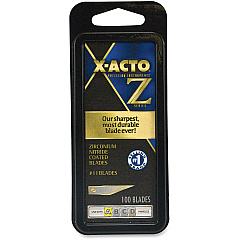 X-Acto Z-Series Knife No.11 Fine Point Blades #11 - Self-sharpening - Gold - 1 Box (XZ611) X-Acto Z-Series Knife No.11 Fine Point Blades #11 - Self-sharpening - Gold - 1 Box (XZ611)