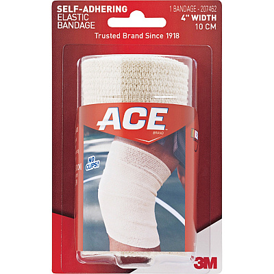 Ace Self-adhering Elastic Bandage - 4" Width - Tan - 1 Each (207462)