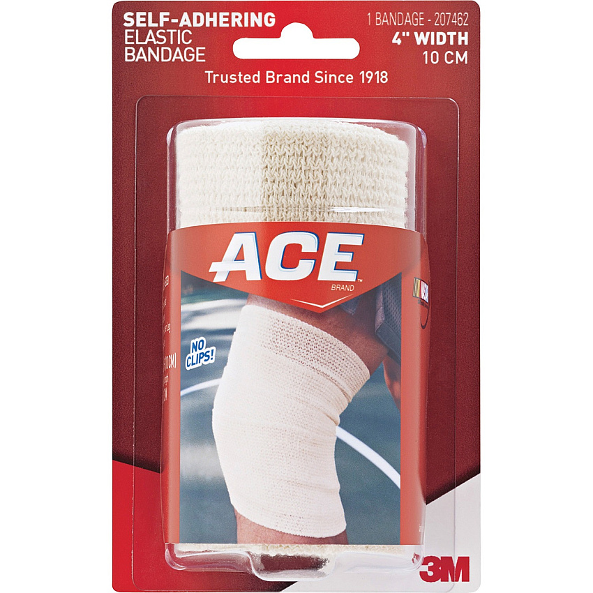 Ace Self-adhering Elastic Bandage - 4" Width - Tan - 1 Each (207462)