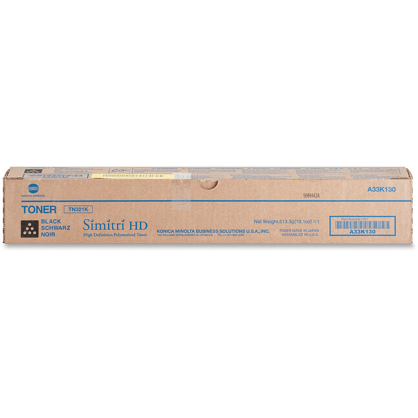 Konica Minolta TN321K Black Toner Cartridge