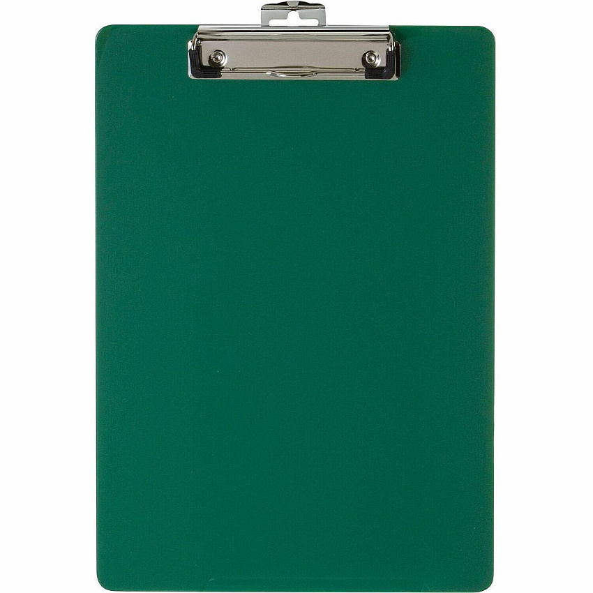 Officemate Low-profile Clip Plastic Clipboard 8 1/2" x 11" Sheet Size - Plastic - Green - 1 Each (83063)