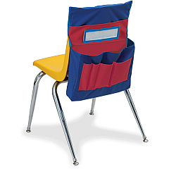 Pacon Chair Storage Pocket Chart 6 Pocket(s) - 18.50" Height x 14.50" Width x 2.50" Depth - Blue, Red - Polyester - 1 Each (20060) Pacon Chair Storage Pocket Chart 6 Pocket(s) - 18.50" Height x 14.50" Width x 2.50" Depth - Blue, Red - Polyester - 1 Each (20060)