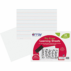 Array Dry Erase Learning Board 11" (0.9 ft) Width x 8.3" (0.7 ft) Height - White Surface - Rectangle - 1 Pack (LB8512)