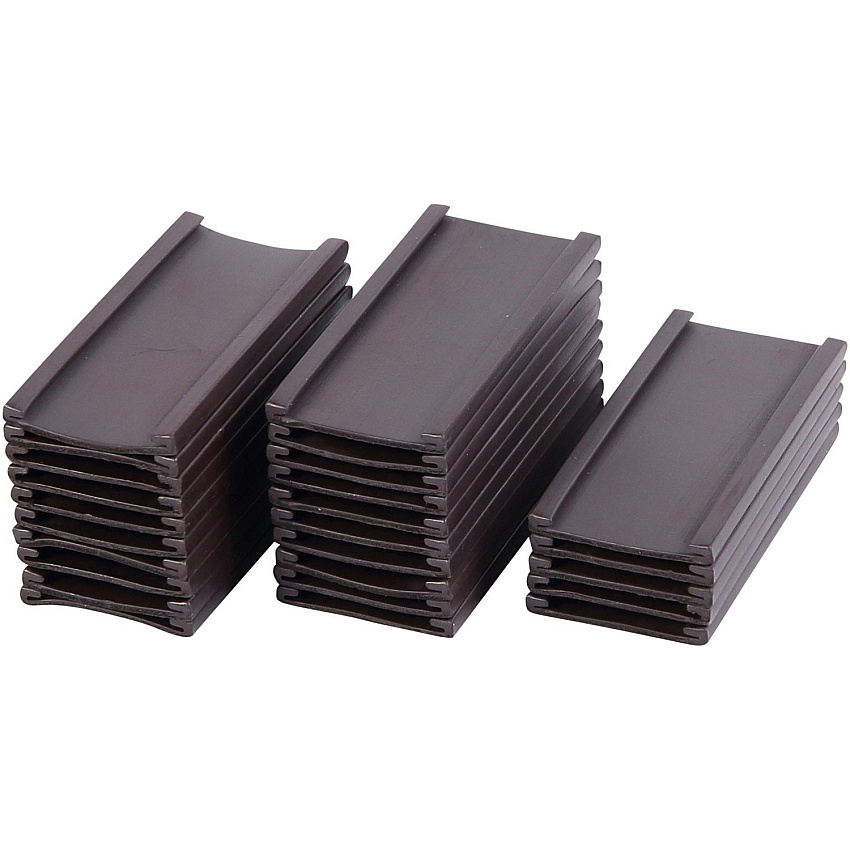 MasterVision 2"x1" Magnetic Data Cards Support 2" x 1" Media - Black - 1 Pack (FM1310)