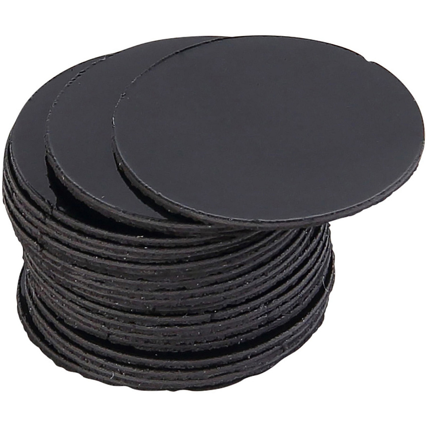 MasterVision Magnetic Color Coding Dots 3/4" Diameter - Round - Black - Vinyl - 20 / Pack (FM1605)