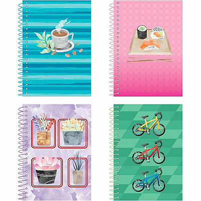Roaring Spring Lifenotes Wirebound Notebook 80 Sheets - 160 Pages - Printed - Spiral Bound - Both Side Ruling Surface - 15 lb Basis Weight - 56 g/m² Grammage - 7" x 5" Sheet Size - 1.25" Height x 5" Width x 7" Length - White Paper - Recycled  (12531)