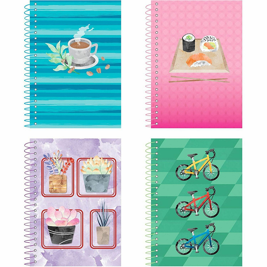 Roaring Spring Lifenotes Wirebound Notebook 80 Sheets - 160 Pages - Printed - Spiral Bound - Both Side Ruling Surface - 15 lb Basis Weight - 56 g/m² Grammage - 7" x 5" Sheet Size - 1.25" Height x 5" Width x 7" Length - White Paper - Recycled  (12531)