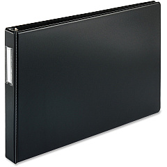 Business Source Tabloid-size Round Ring Reference Binder 1" Binder Capacity - Tabloid - 11" x 17" Sheet Size - Fastener: Round Ring - Black - Recycled - Durable, Label Holder - 1 Each (BSN44100) Business Source Tabloid-size Round Ring Reference Binder 1" Binder Capacity - Tabloid - 11" x 17" Sheet Size - Fastener: Round Ring - Black - Recycled - Durable, Label Holder - 1 Each (BSN44100)