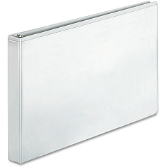Business Source Tabloid-size Round Ring Reference Binder 1" Binder Capacity - Tabloid - 11" x 17" Sheet Size - Fastener: Round Ring - White - Durable, Clear Overlay - 1 Each (BSN45100) Business Source Tabloid-size Round Ring Reference Binder 1" Binder Capacity - Tabloid - 11" x 17" Sheet Size - Fastener: Round Ring - White - Durable, Clear Overlay - 1 Each (BSN45100)