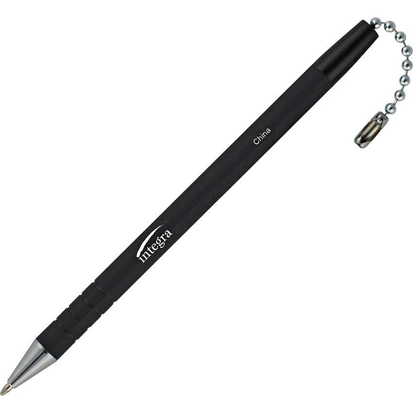 Integra Antimicrobial Replacement Counter Pen Black Ink - Rubber Barrel - 1 Each (38646)