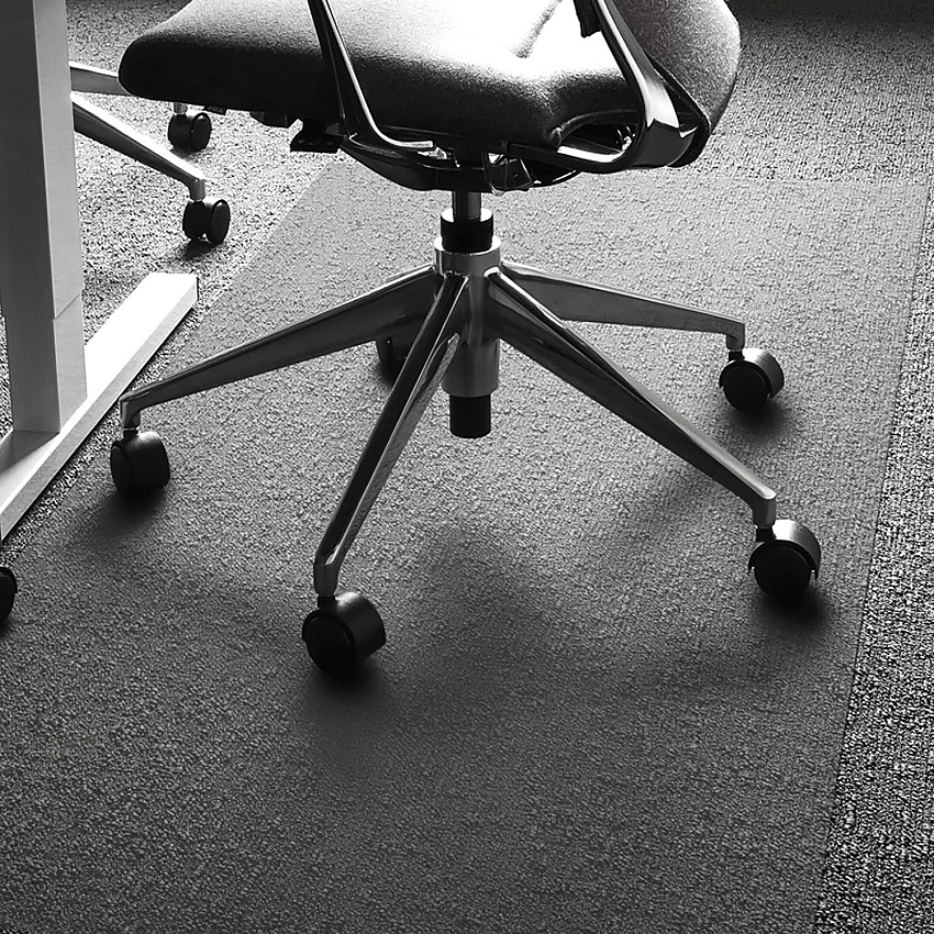 Floortex Cleartex Ultimat&reg; Polycarbonate Rectangular Chair Mat for Carpets - 60" x 118" Carpet, Home, Office - 118" Length x 60" Width x 0.090" Depth x 0.090" Thickness - Rectangular - Polycarbonate, Polyvinyl Chloride (PVC) - Clear - 1 (1115030023ER)