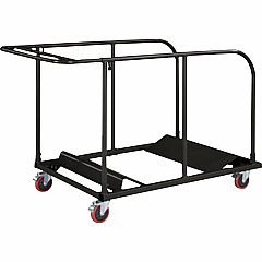Lorell Round Planet Table Trolley Cart Steel - 52" Width x 32.75" Depth x 40.16" Height - Charcoal - For 16 Devices - 1 Each (LLR65955) Lorell Round Planet Table Trolley Cart Steel - 52" Width x 32.75" Depth x 40.16" Height - Charcoal - For 16 Devices - 1 Each (LLR65955)