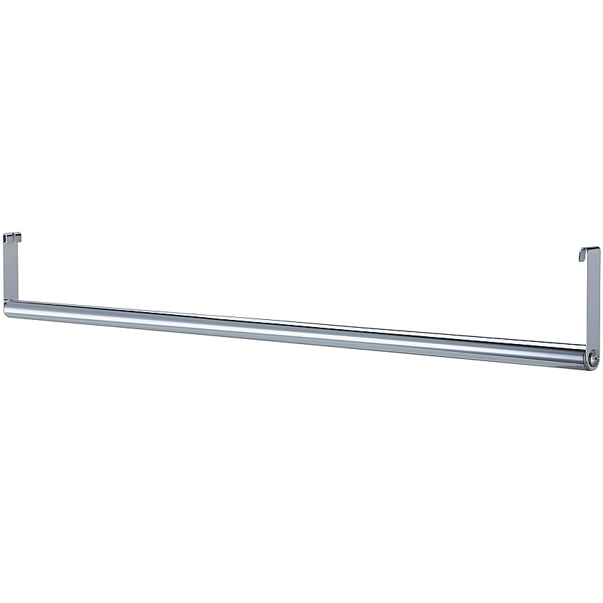 Lorell Industrial Wire Shelving Garment Hanger Bar x 48" Length - for Garment, Coat - Metal - Chrome - 1 Each (LLR69876)