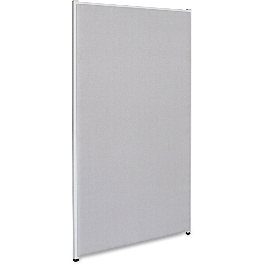 Lorell Panel System Partition Fabric Panel 36.4" Width x 71" Height - Steel Frame - Gray - 1 Each (LLR90252)