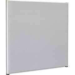 Lorell Panel System Partition Fabric Panel 60.8" Width x 60" Height - Steel Frame - Gray - 1 Each (LLR90255)