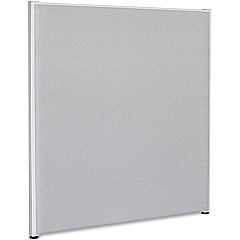 Lorell Panel System Partition Fabric Panel 48.8" Width x 60" Height - Steel Frame - Gray - 1 Each (LLR90256)