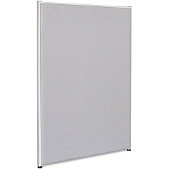 Lorell Panel System Partition Fabric Panel 36.4" Width x 60" Height - Steel Frame - Gray - 1 Each (LLR90257)
