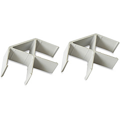 Lorell 90-Degree Panel Connectors 2.25" Width x 2.25" Depth x 0.63" Height - Aluminum - Aluminum - 1 Set (LLR90260) Lorell 90-Degree Panel Connectors 2.25" Width x 2.25" Depth x 0.63" Height - Aluminum - Aluminum - 1 Set (LLR90260)