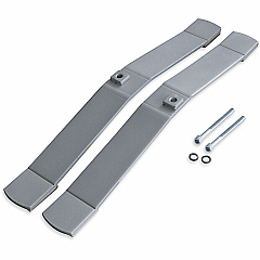 Lorell Panel System Feet 2" Width x 18.38" Depth x 1.88" Height - Aluminum - Aluminum - 1 Set (LLR90261) Lorell Panel System Feet 2" Width x 18.38" Depth x 1.88" Height - Aluminum - Aluminum - 1 Set (LLR90261)
